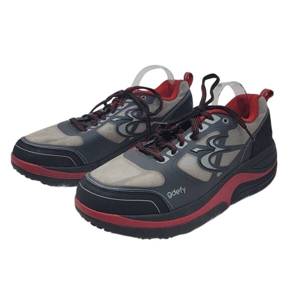 Gdefy Gravity Defyer TB9022MRG-W Grey Red Sneakers Men's Size 15 - Picture 3 of 9